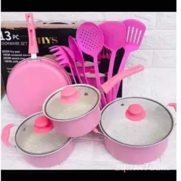 13pcs Colored Cookware Set Purple DM