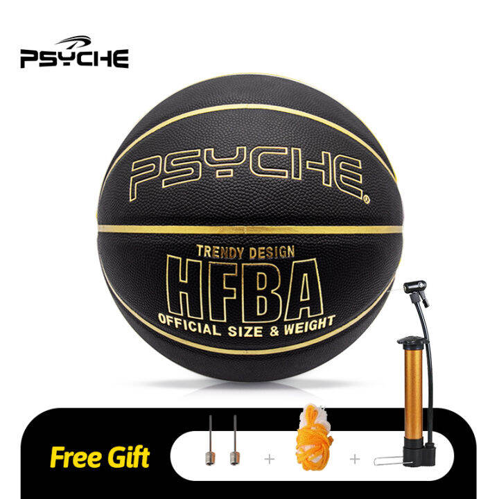 Psyche Original Basketball Ball Standard Size 7 Leather Adults Outdoor