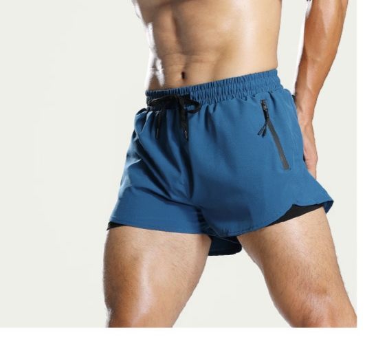 ใหม่กางเกงออกกำลังกาย-วิ่งมาราธอน-ว่ายน้ำ-มีซับใน-รุ่นwy020-สีน้ำเงินเขียวซับในจะสีขาว