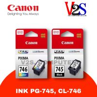 หมึกแท้ ตลับหมึกอิงค์เจ็ท Canon Ink PG-745 / CL-746 [ สีดำ และ สี ] ของแท้ 100%