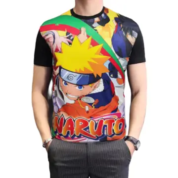 Naruto Shippuden Anime Cartoon Character Cosplay Men's Graphic T-shirt-XL