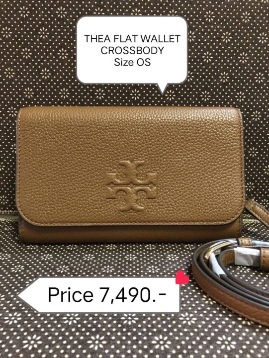 Tory Burch Thea Flat Wallet Crossbody