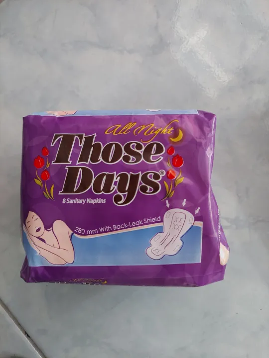those days sanitary napkin night 8pcs Lazada PH
