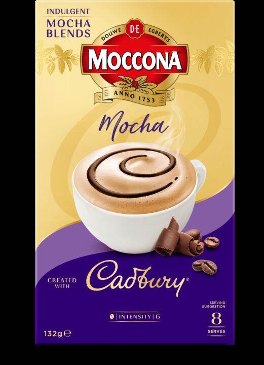 Moccona Coffee Cadbury Mocha — 30 Individual Sachets Lazada