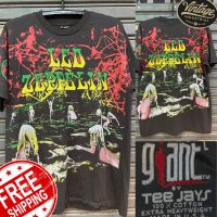 เสื้อ OVPลาย  LED ZEPPELIN สไตล์วินเทจยุค 90s ป้าย GIANT by pop comics