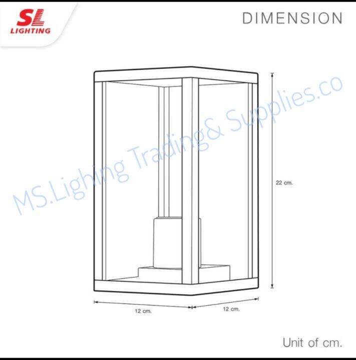 sl-10-2102w-bk-sl-lighting-โคมไฟติดผนังภายนอก-e27-sl-10-2102w-bk-outdoor-wall-light-die-cast-aluminium-tempered-glass-outside-wall-lamp