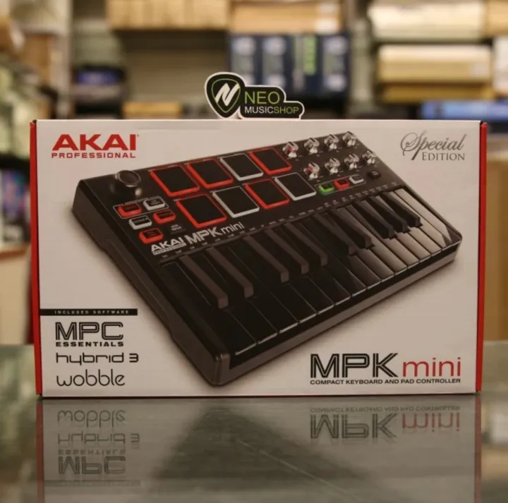 Akai Mpk Mini Mk Ii Portable Midi Controller Special Edition Black Lazada Indonesia