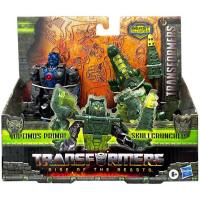 HASBRO TRANSFORMERS RISE OF THE BEAST OPTIMUS PRIMAL AND SKULLCRUNCHER ACTION FIGURES
