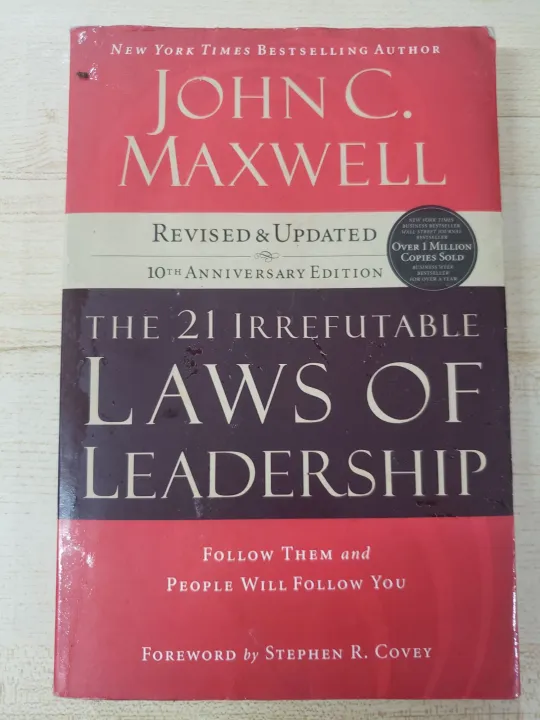 Laws Of Leadership John C Maxwell Book The 21 Irrefutable.. | Lazada PH