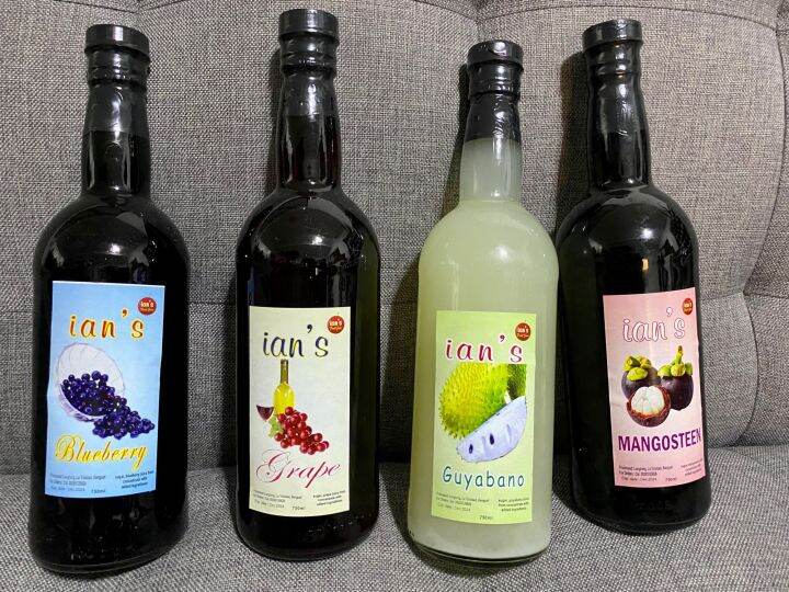 Ian’s Fruit Wine (3 flavors) Lazada PH
