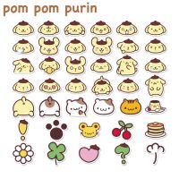 สติ๊กเกอร์ Pom Pom Purin 395 ปอมปอมปูริน 40ชิ้น ซานริโอ้ sanrio สติ้กเกอร์ Mymelody ชีน ชิน นา มอน โรล คิทตี้ Hello kitty เมโลดี คิตตี้ มายเมโลดี้ ติดตี้ ชินนาโมโร่ ชินนาโมโร ซาริโอ้ แบดแบด แบทแบท คิตตี ปอม ปอม ปุริน