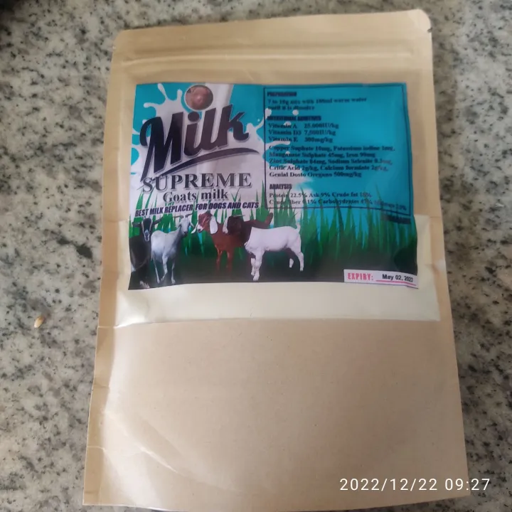 MILK SUPREME dog/cat goats milk (200g.)best milk replacer for dogs and cats, Lazada PH