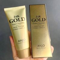 ANJO 24K Gold Foam Cleansing 99.9% Pure Gold 100ml.