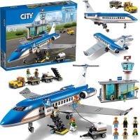 สินค้าพร้อมจัดส่งจากไทย ตัวต่อ เลโกจีนLEGO 60104 Civil Aviation Passenger Aircraft Airport Park Gas Station Airport Passenger Transport Airport Terminal