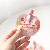 SUNKISS กันแดดซันคิสซอง?กันแดดปรับสีผิว สูตรอ่อนโยน Lovepotion