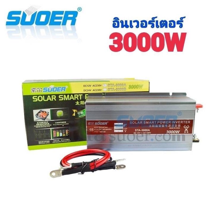 อินเวอร์เตอร์-dc-12vเป็น220vac-3000w-เขียว-มีหน้าจอ