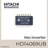 HD14069UB IC Controlled Baseline ไอซี เฮ็กซ์อินเวอร์เตอร์ Hex Inverter Hitachi (2ชิ้น/Pcs.)