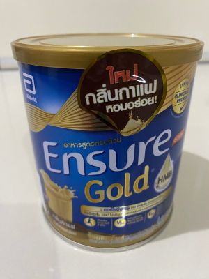 Ensure Gold/ เอ็นชัวร์ โกลด์ 400 กรัม - กาแฟ:สูตรน้ำตาลน้อย (หมดอายุ 2024)