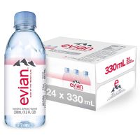 น้ำแร่ Evian ขนาด 330 ml. มี 24 ขวด