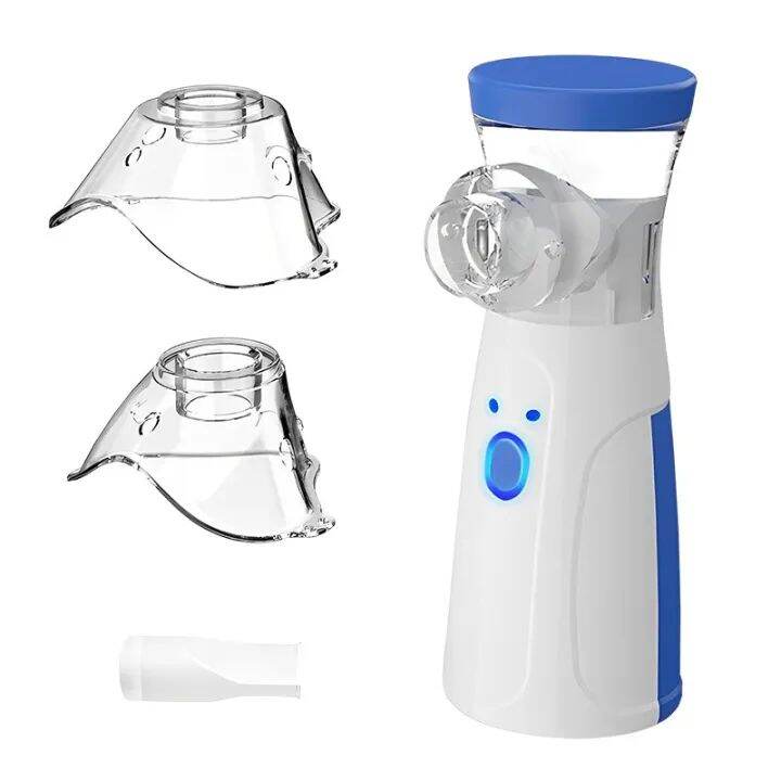 GloryFit Portable Mesh Nebulizer Alat Uap Asma Inhaler Inhalasi ...