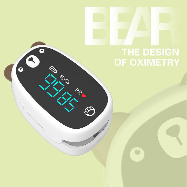 Baby Kids Fingertip Pulse Oximeter Heart Rate Detection Children ...