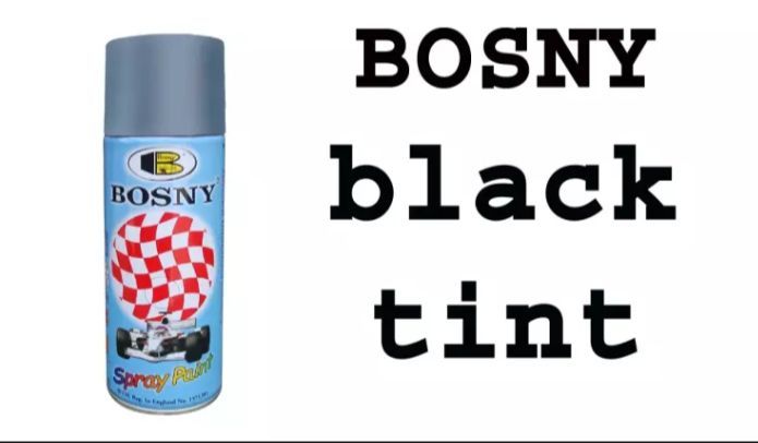 bosny-สีสเปรย์-บอสนี่-พ่นไฟหน้ารถยนต์-พ่นกระจก-สีดำโปร่งแสงแสงทะลุผ่านได้