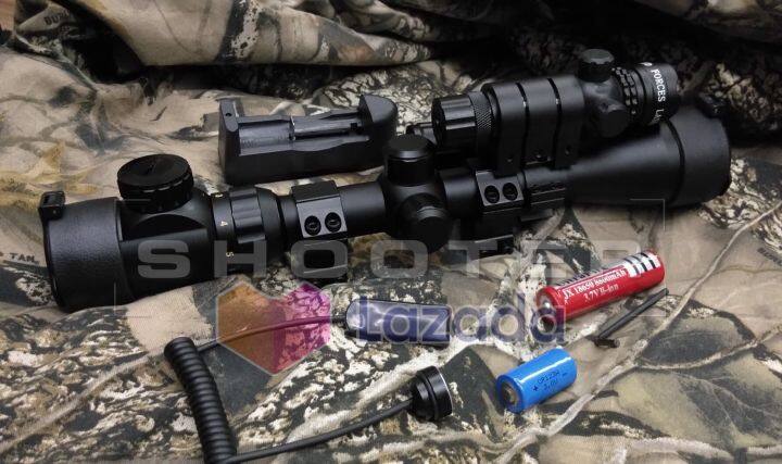 กล้อง-bushnell-3-9x40eg-ไฟฉาย-เลเซอร์-จัดชุดพิเศษให้เลยครับ