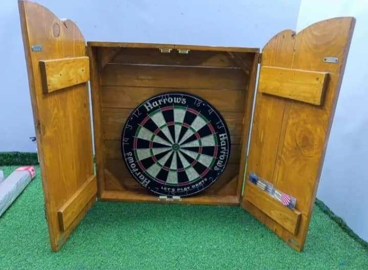 Dart board harrows with cabinit set and dart pin/ dart board /darts
