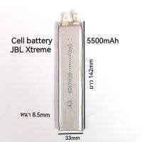 8533142 for JBL Xtreme battery 5500mAh 3.7v แบตไม่มีวงจร ต้องใช้วงจรเดิมแทน จำนวน 1 ก้อน สินค้าพร้อมส่ง ส่งเร็ว มีประกัน เก็บเงินปลายทาง