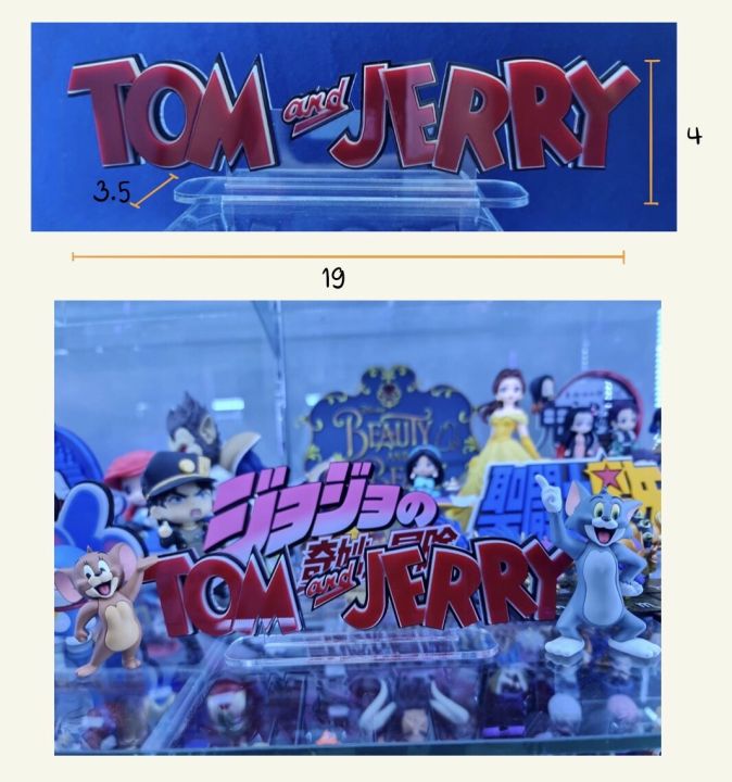 ป้ายอะคริลิค ทอม&เจอร์รี่ Tom & Jerry งาน hand made