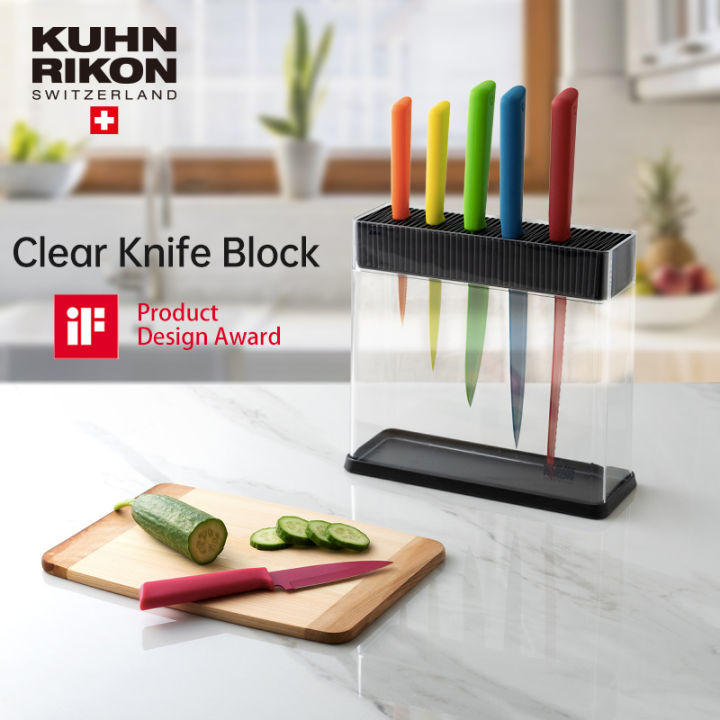 Kuhn Rikon Knife Block, Clear 