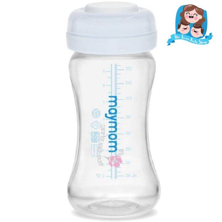 maymom-ขวดเก็บน้ำนม-พร้อมฝาปิดต๊อก-ขนาด5oz-9oz