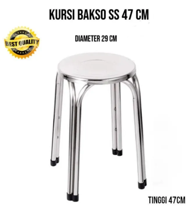 Kursi Bakso Kursi Stainless Steel Bangku Bakso Bangku Cafe