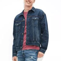 American Eagle แจ็คเก็ตยีนส์ 1381-400 made in Bangladesh แบรนด์แท้100% ราคาป้าย2,990฿