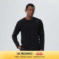 X-BIONIC INSTINCT เสื้อแขนยาวผ้าฟลีซสำหรับฤดูใบไม้ร่วงและฤดูหนาวชุดชั้นในกีฬากันหนาวสำหรับผู้ชาย xbionic 21991