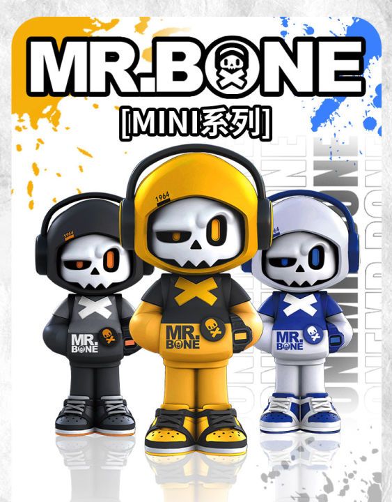 X11 TOYS Đồ Chơi Mr. Bone Skeleton loạt anh hùng Mini Hộp đồ chơi ...