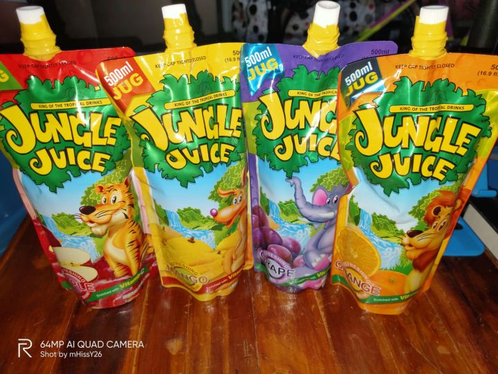 JUNGLE JUICE FRUIT DRINK 500ML 4pcs for 150pesos | Lazada PH