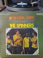 000161  THE SPINNERS  STOP,LOOK,LISTEN   แผ่นเสียง vinyl Lp 33rpm 12"สภาพกำลังฟังได้ดีได้รับการตรวจสอบ