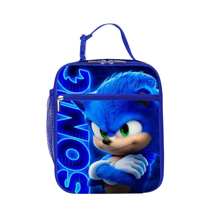 Sonic New Cartoon Cartoon Primary and Secondary School Students Lunch Bag Children Ice Pack