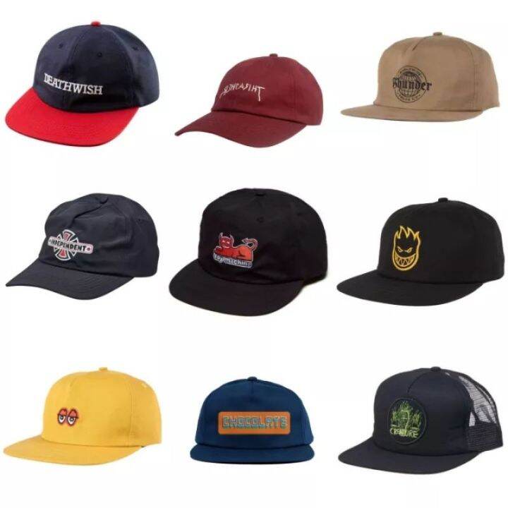 SKATEBOARD HAT - KROOKED/THUNDER/REAL/ANTIHERO/VENTURE/SPITFIRE | Lazada PH