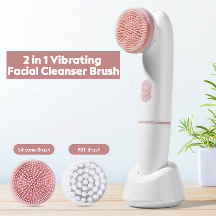 Electric Face Cleansing Brush For Facial Skin Wash Sonic Massage Tool 2