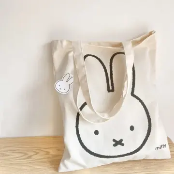 Miffy x Hapitas Canvas Face Mini Tote | zillymonkey