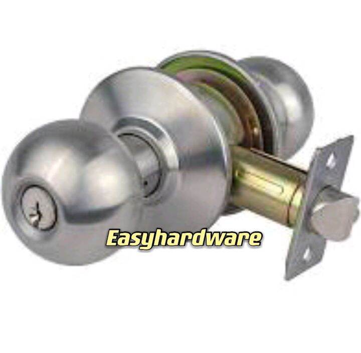 Cylinder door lock set with 60mm latch / Tombol Lazada
