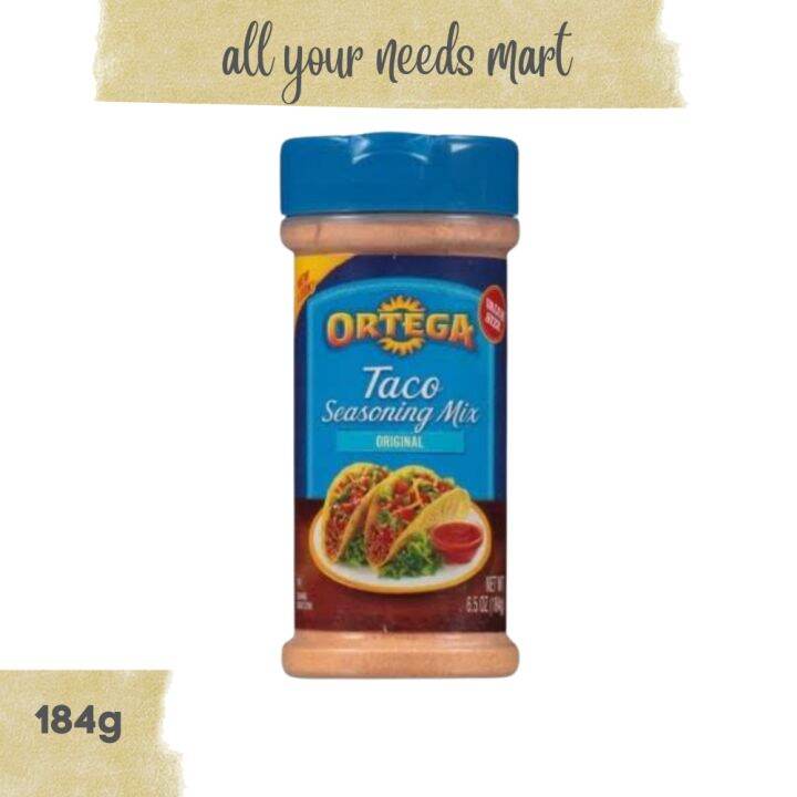 ORTEGA TACO Seasoning Mix Original 184g Lazada PH