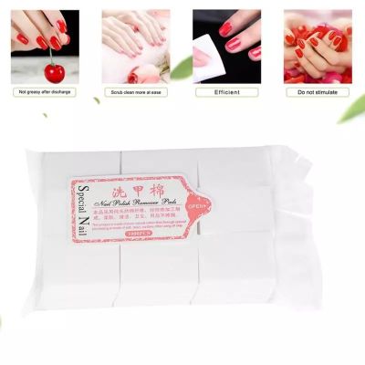 สำลีเช็ดเล็บ สำลีเช็ดเล็บ Gel Polish Remover Pad Nail Wipes Cleaning Lint Free Paper Pad Soak off Remover Manicure Cotton Napkins Wrap Tool