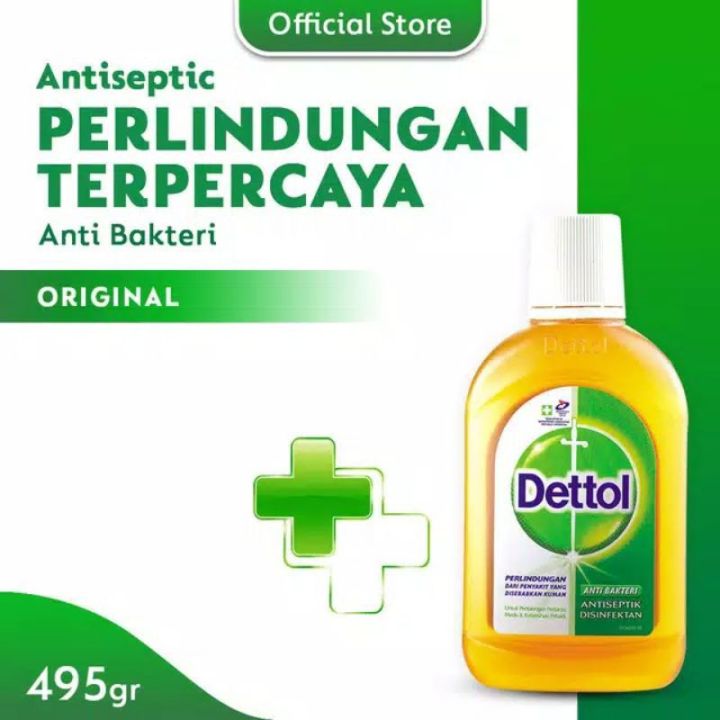 Dettol Antiseptic Liquid 495 Ml Cairan Antiseptik Lazada Indonesia