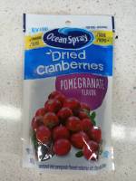 Ocean Spray Dried Cranberries Pomegranate Flavor 142g.แครนเบอร์รี่อบแห้งกลิ่นทับทิม 142กรัม