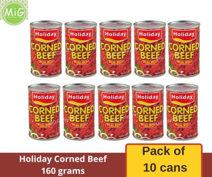 Holiday Corned Beef 160 grams x 10 cans Lazada PH