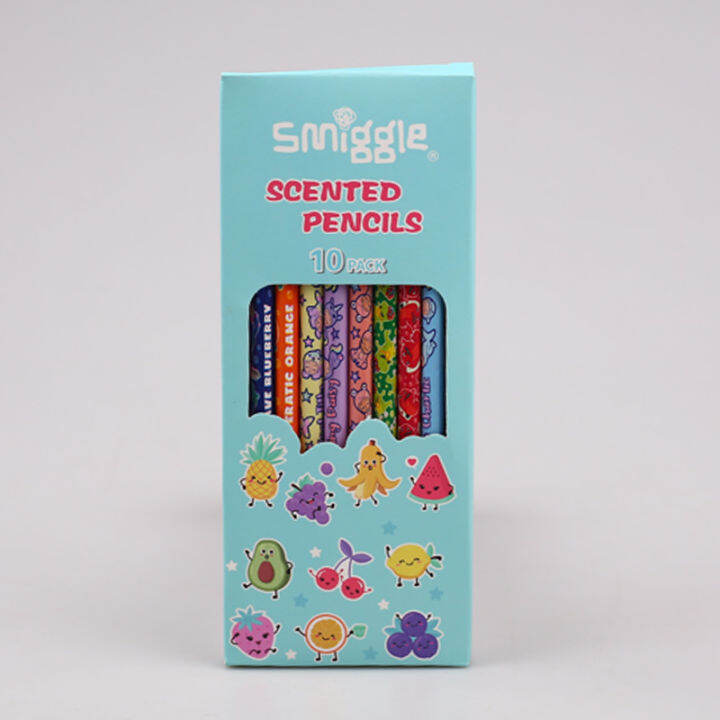 ดินสอ-hb-สำหรับนักเรียนประถมดินสอสีลายการ์ตูน-smiggle-ออสเตรเลียบรรจุกล่องกระดาษของขวัญ