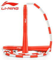 LI-NING เชือกกระโดดสำหรับเด็กเชือกกระโดดไม้ไผ่เชือกกระโดดสำหรับเด็กเชือกกระโดดแบบนิ่มสำหรับการแสดงฝึกซ้อมสำหรับนักเรียนประถมอนุบาล